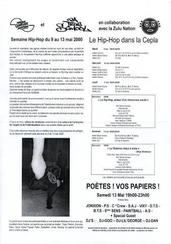 Affiche - Semaine hip-hop 216 krew